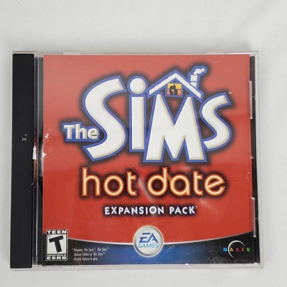 The Sims, Hot Date Expansion Pack (PC CD-ROM, Simulation Game, Manual and Key) 